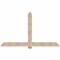 Ekena Millwork Eugene Smooth Timber Gable Bracket, Douglas Fir, 84"W x 49"H x 5 1/2"D x 5 1/2"F, 14/12 Pitch GBW084X49X0606EUG00SDF - alternate 1